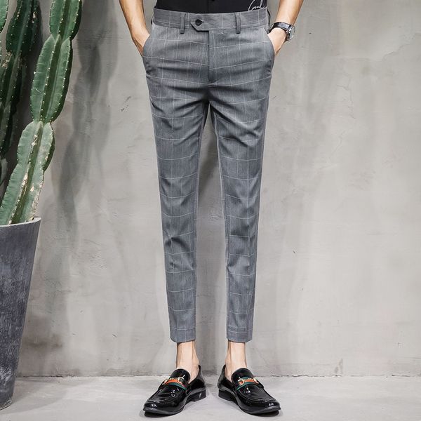 men's suits & blazers pants mens plaid checkered perfume men dress slim fit pantalon hombre vestir 2021 summer casual trousers office, White;black
men's suits & blazers pants mens plaid checkered perfume men dress slim fit pantalon hombre vestir 2021 summer casual trousers office, White;black
