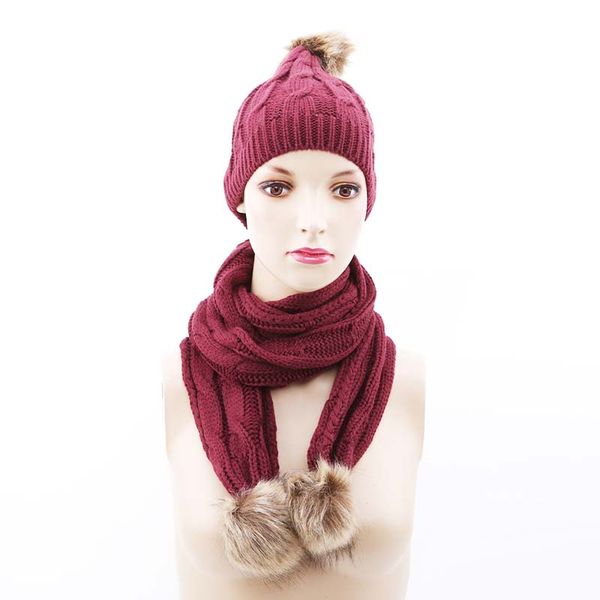 2020 fashion winter women knitted two-piece girl solid color warm hats scarves suit brief white black female pompon scarf suit, Blue;gray
2020 fashion winter women knitted two-piece girl solid color warm hats scarves suit brief white black female pompon scarf suit, Blue;gray