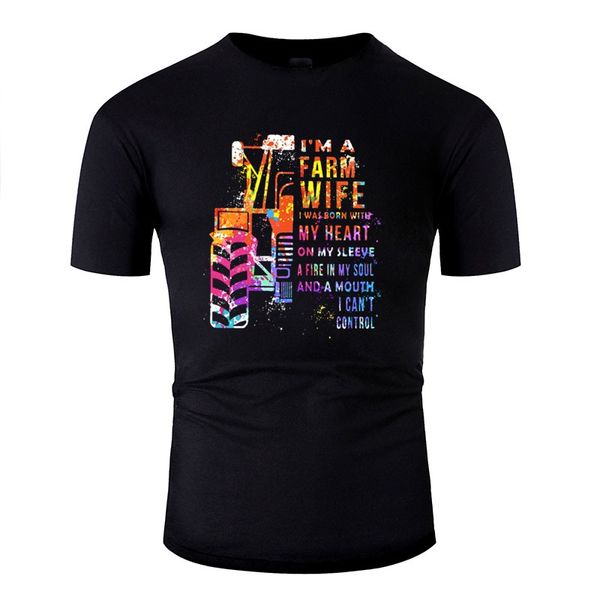 slogan i am a farm wife i was born with my heart on my tshirt men letters women tshirts o neck streetwear
slogan i am a farm wife i was born with my heart on my tshirt men letters women tshirts o neck streetwear