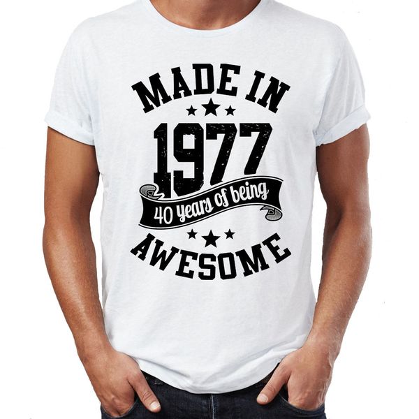 homme brand clothing for men t shirt made in 1977 born 40th year birthday age present vintage design men t-shirt
homme brand clothing for men t shirt made in 1977 born 40th year birthday age present vintage design men t-shirt