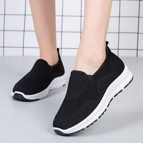 new woman flats ballet comfortable female korean slip on shoes women's loafers ladies fashion soft cotton elderly running shoes, Black
new woman flats ballet comfortable female korean slip on shoes women's loafers ladies fashion soft cotton elderly running shoes, Black