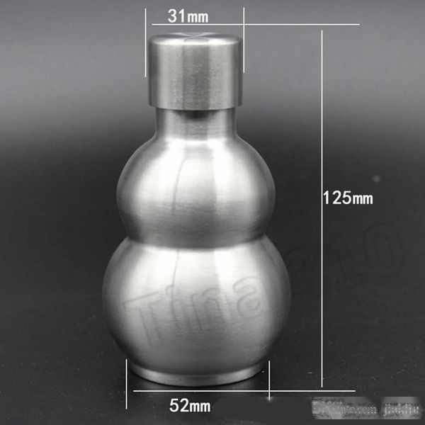 new 250ml silvery gourd wine pot 304 stainless steel hip flasks with outdoor water pot portable water cup christmas gift t2i5681
new 250ml silvery gourd wine pot 304 stainless steel hip flasks with outdoor water pot portable water cup christmas gift t2i5681