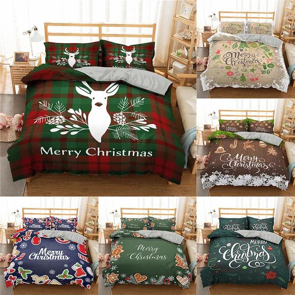 2020 merry christmas bedding cover 3d printed deer and santa claus duvet cover set with pillowcase microfiber bedclothes
2020 merry christmas bedding cover 3d printed deer and santa claus duvet cover set with pillowcase microfiber bedclothes