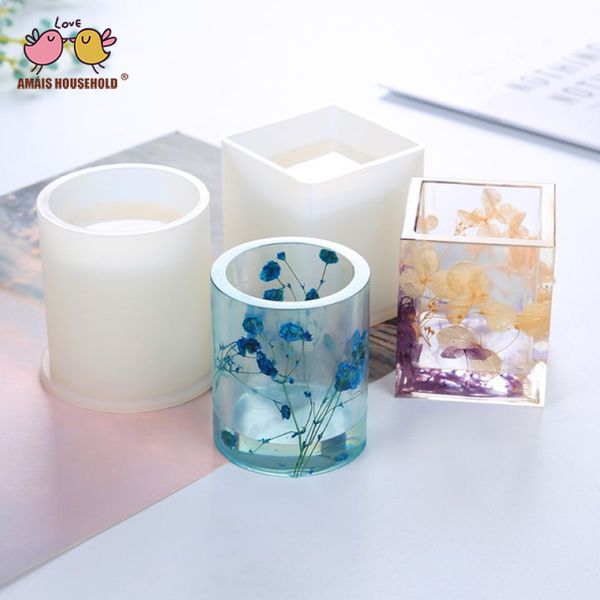 amais silicone mold epoxy resin diy pen container organizer square round storage holder silica molds crafts jewelry making charm
amais silicone mold epoxy resin diy pen container organizer square round storage holder silica molds crafts jewelry making charm
