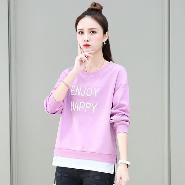 fake two-piece round neck sweater women's 2020 autumn pullover clothing pullover new fashion flow all-match clothes fashion rfxzg, Black
fake two-piece round neck sweater women's 2020 autumn pullover clothing pullover new fashion flow all-match clothes fashion rfxzg, Black
