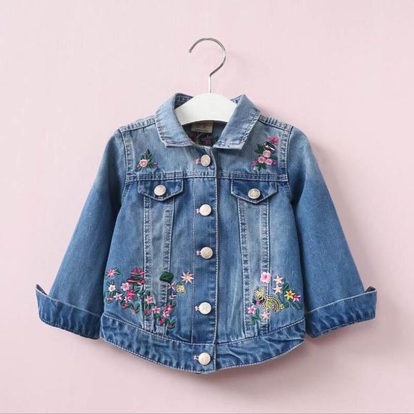 spring autumn 2-7 yrs girls denim jackets thin coat baby girl embroidery outwear children's jeans coats jacket kids clothe, Blue;gray
spring autumn 2-7 yrs girls denim jackets thin coat baby girl embroidery outwear children's jeans coats jacket kids clothe, Blue;gray