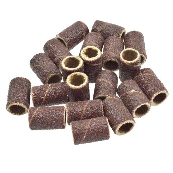 100pcs 80# 120# 180# nail art sanding bands manicure pedicure uv gel remover grinding sand tool nail drill bits accssory jind268, Silver
100pcs 80# 120# 180# nail art sanding bands manicure pedicure uv gel remover grinding sand tool nail drill bits accssory jind268, Silver