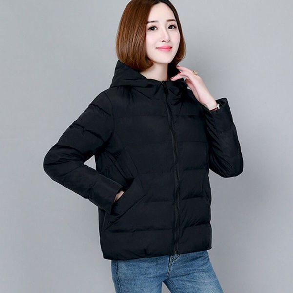 women's down & parkas winter hooded jacket women oversized solid woman loose cotton padded korean style thick coat ladies overcoat fema, Black
women's down & parkas winter hooded jacket women oversized solid woman loose cotton padded korean style thick coat ladies overcoat fema, Black