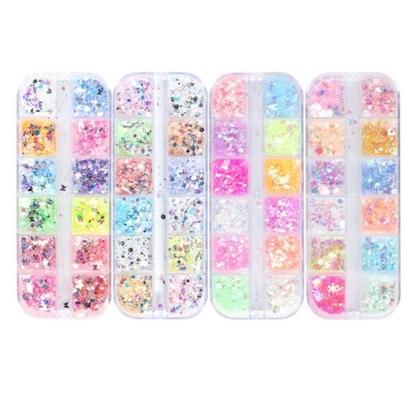 4 box nail sequins decor glitter nail sequins irregular manicure beautiful art decor art butterfly for, Silver;gold
4 box nail sequins decor glitter nail sequins irregular manicure beautiful art decor art butterfly for, Silver;gold