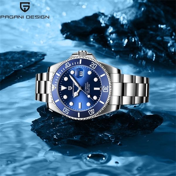 pagani design stainless steel waterproof watch men relogio masculino men automatic watch sapphire luxury mechanical wristwatch 0922, Slivery;brown
pagani design stainless steel waterproof watch men relogio masculino men automatic watch sapphire luxury mechanical wristwatch 0922, Slivery;brown