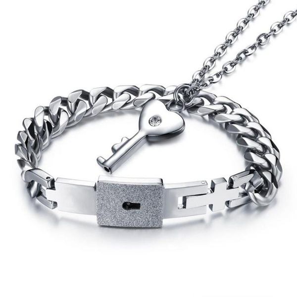 couple lovers bracelet jewelry love heart lock bracelet stainless steel bracelets bangles key pendant necklace jewelry, Golden;silver
couple lovers bracelet jewelry love heart lock bracelet stainless steel bracelets bangles key pendant necklace jewelry, Golden;silver