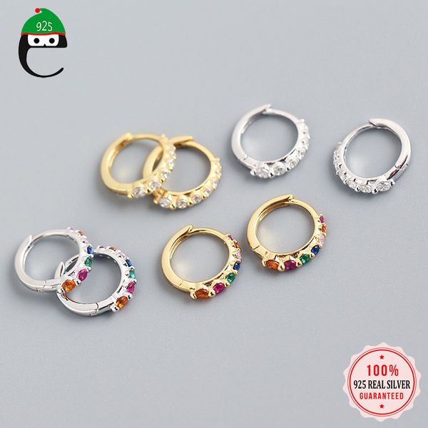 elfoplatasi real 925 sterling silver fashion sweet ins colour cz hoop earrings for women birthday party fine jewelry gift da1776, Golden;silver
elfoplatasi real 925 sterling silver fashion sweet ins colour cz hoop earrings for women birthday party fine jewelry gift da1776, Golden;silver