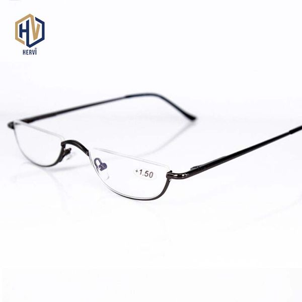 molniya ultra light metal half frame reading glasses portable men business presbyopia glasses case diopter +1.0 to +4.0, White;black
molniya ultra light metal half frame reading glasses portable men business presbyopia glasses case diopter +1.0 to +4.0, White;black
