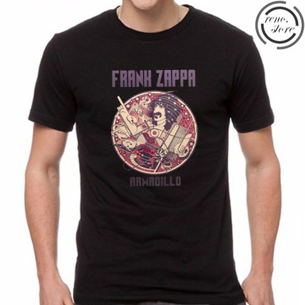 frank zappa armadillo logo men black t-shirt size s m l xl 2xl 3xl(1