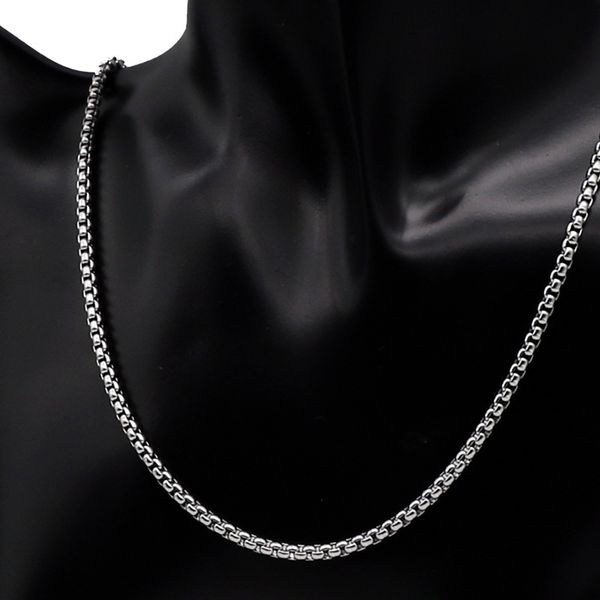 100% stainless steel box chain for jewelry making 2/3/4/5/6mm metal rolo chain necklace wholesale 10pcs, Silver
100% stainless steel box chain for jewelry making 2/3/4/5/6mm metal rolo chain necklace wholesale 10pcs, Silver