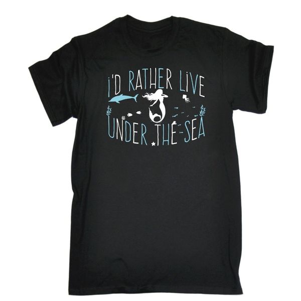 2019 fashion summer sale i'd rather live under the sea mermaid ocean fish funny t-shirt birthday awesome tee shirt
2019 fashion summer sale i'd rather live under the sea mermaid ocean fish funny t-shirt birthday awesome tee shirt