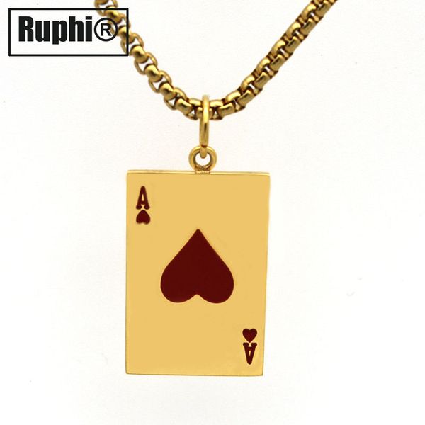 pocker jewelry new fashion hip hop stainless steel two-sided spade ace heart ace playing cards necklace pendant, Silver
pocker jewelry new fashion hip hop stainless steel two-sided spade ace heart ace playing cards necklace pendant, Silver