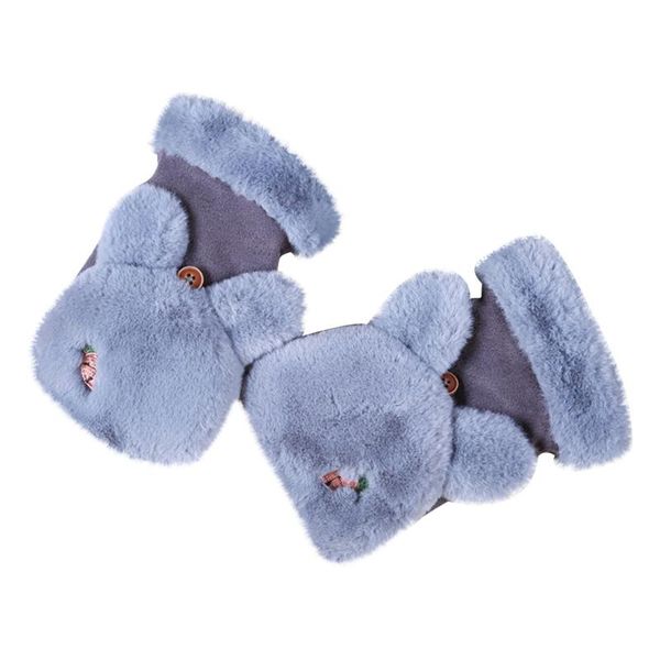 fashion women outdoor half-ringer over thickening mittens gloves winter cute furry full finger guantes invierno mujer, Blue;gray
fashion women outdoor half-ringer over thickening mittens gloves winter cute furry full finger guantes invierno mujer, Blue;gray