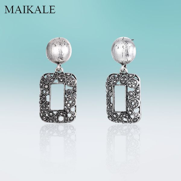 maikale vintage dangle hollow square zinc alloy micro inlay rhinestone drop earring for women jewelry classic gifts, Silver
maikale vintage dangle hollow square zinc alloy micro inlay rhinestone drop earring for women jewelry classic gifts, Silver