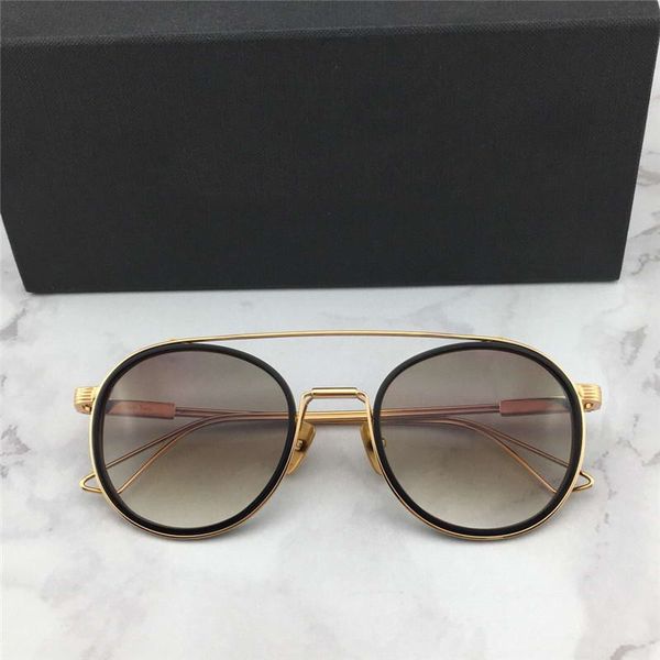 titanium round sunglasses 115 gold tone frame brown gradient lens sonnenbrille women fashion sunglasses for mens new with box, White;black
titanium round sunglasses 115 gold tone frame brown gradient lens sonnenbrille women fashion sunglasses for mens new with box, White;black