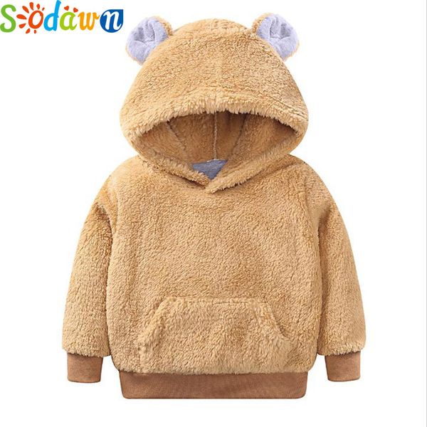 sodawn boys girls sweatshirt clothes new autumn winter cute bear ear furry long sleeve coat thick hooded plush kids coat, Blue;gray
sodawn boys girls sweatshirt clothes new autumn winter cute bear ear furry long sleeve coat thick hooded plush kids coat, Blue;gray