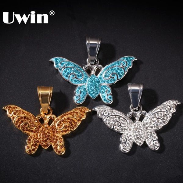 chains uwin fashion necklace butterfly shape stainless steel blue/yellow colored rhinestones pendant mens hiphop jewelry gifts, Silver
chains uwin fashion necklace butterfly shape stainless steel blue/yellow colored rhinestones pendant mens hiphop jewelry gifts, Silver