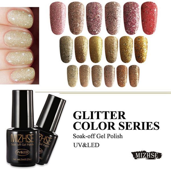 mizhse glitter gel nail polish holographic uv gel varnish rose gold diamond glitter laser sequins nail art varnish coat, Red;pink
mizhse glitter gel nail polish holographic uv gel varnish rose gold diamond glitter laser sequins nail art varnish coat, Red;pink