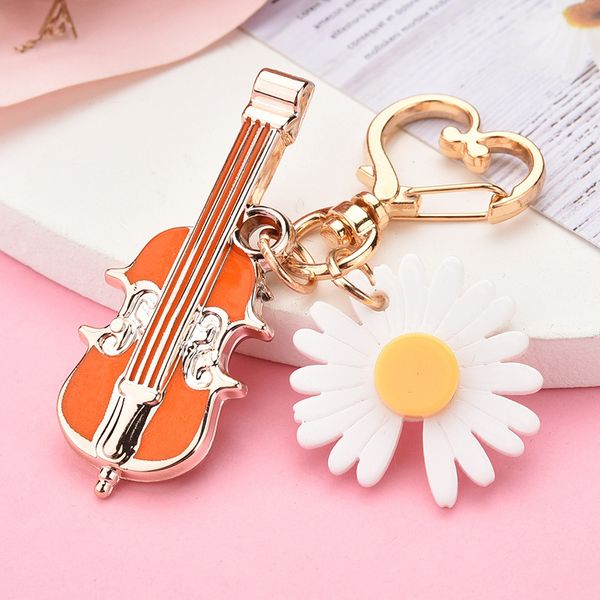 key chain violin flower keychain acrylic small daisy lovely bag pendant key chain ladies bag car accessories keyring new, Silver
key chain violin flower keychain acrylic small daisy lovely bag pendant key chain ladies bag car accessories keyring new, Silver