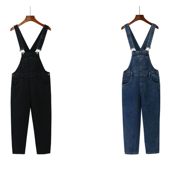 blue black women's jeans overalls casual streetwear high wasit suspender denim jumpsuit loose baggy bib pants straps trousers
blue black women's jeans overalls casual streetwear high wasit suspender denim jumpsuit loose baggy bib pants straps trousers