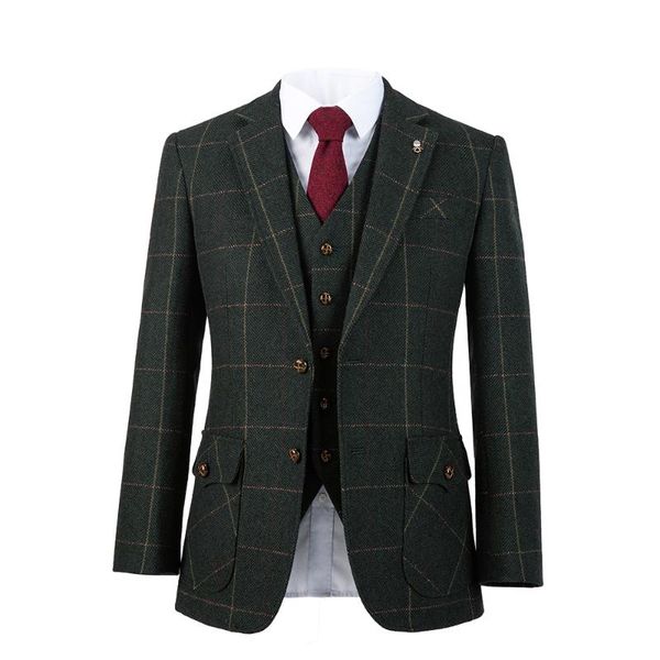 men's suits & blazers wool woolen dark green thick herringbone retro gentleman style men tweed suit tailored made blazer for christmas, White;black
men's suits & blazers wool woolen dark green thick herringbone retro gentleman style men tweed suit tailored made blazer for christmas, White;black