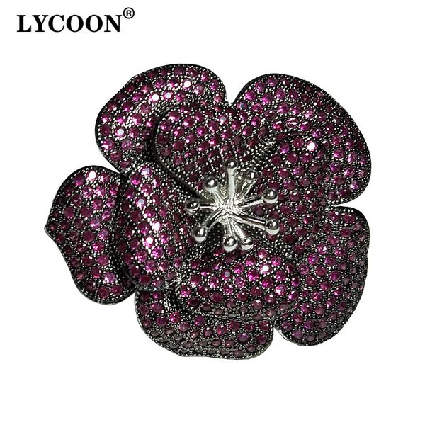 cluster rings lycoon trendy est purple flower shape ring fashion rose setting cubic zirconia for women party, Golden;silver
cluster rings lycoon trendy est purple flower shape ring fashion rose setting cubic zirconia for women party, Golden;silver