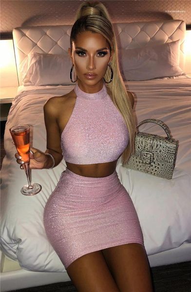 pure womens two piece dress halter sleeveless short womens 2pcs set fashion backless night club womens apparel, White
pure womens two piece dress halter sleeveless short womens 2pcs set fashion backless night club womens apparel, White