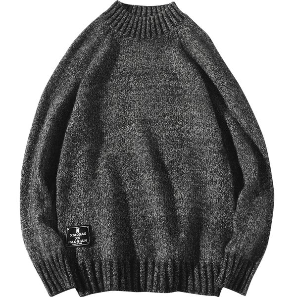 men's sweaters man winter pullovers style half-collar autumn and soft sweater, White;black
men's sweaters man winter pullovers style half-collar autumn and soft sweater, White;black