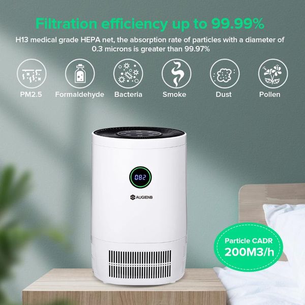 augienb air purifier for home true hepa filters deskpurifiers filtration 200 m3/h ce for smokers pollen
augienb air purifier for home true hepa filters deskpurifiers filtration 200 m3/h ce for smokers pollen
