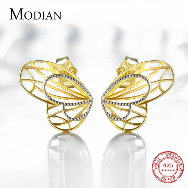 modian мода 100% 925 стерлингового серебра 18k позолоченный линия прекрасная бабочка серьги для женщин шарм серебро изящных ювелирных издели, Golden;silver
modian мода 100% 925 стерлингового серебра 18k позолоченный линия прекрасная бабочка серьги для женщин шарм серебро изящных ювелирных издели, Golden;silver