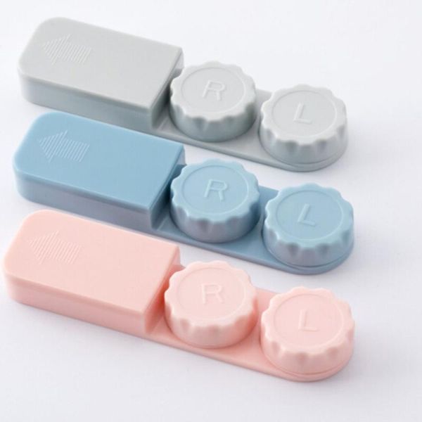 2020 korean version lovely portable pocket mini with mirror contact lens case for travel women practical kit holder lenses box, Silver
2020 korean version lovely portable pocket mini with mirror contact lens case for travel women practical kit holder lenses box, Silver