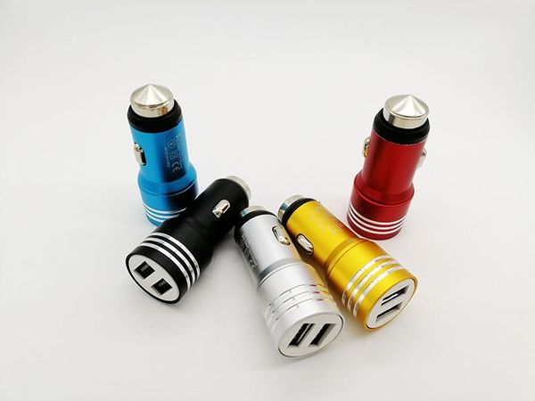 5v 2.1a metal aluminium safety hammer design dual usb port car charger for phone pad 20
5v 2.1a metal aluminium safety hammer design dual usb port car charger for phone pad 20