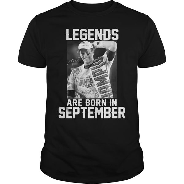 men short sleeve tshirt tom brady - september cool women t-shirt