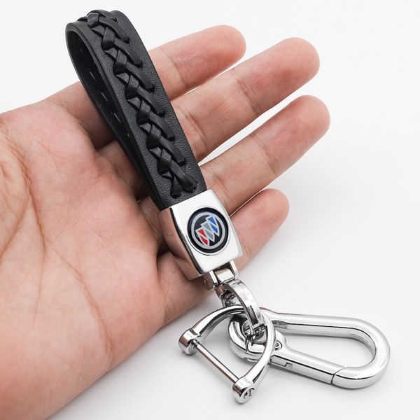 car accessories business leather braided rope keychain for buick- envision enclave avenir special avista riviera, Silver
car accessories business leather braided rope keychain for buick- envision enclave avenir special avista riviera, Silver