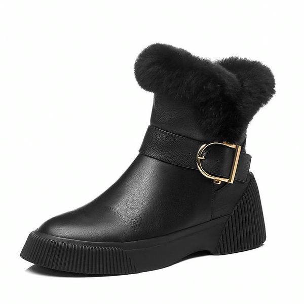 2020 new women genuine leather ankle snow boots winter to keep warm women shoes ladies mid heel casual party womne boots, Black
2020 new women genuine leather ankle snow boots winter to keep warm women shoes ladies mid heel casual party womne boots, Black