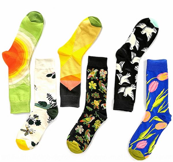 fashion br personalized graffiti contrast color white pigeon and socksflower and bird sketching picture pure cotton socks men's cotton, Black
fashion br personalized graffiti contrast color white pigeon and socksflower and bird sketching picture pure cotton socks men's cotton, Black