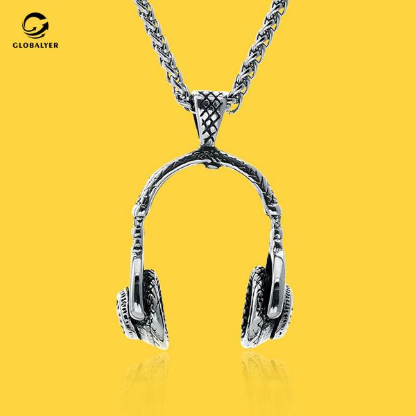 chains european and american hip-hop titanium steel necklace domineering large headphones pendant 305, Silver
chains european and american hip-hop titanium steel necklace domineering large headphones pendant 305, Silver