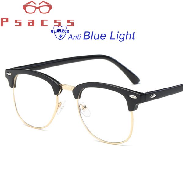 psacss classic vintage glasses for women men retro designer rivet eyeglasses anti-blue goggle eyewear uv400 oculos, White;black
psacss classic vintage glasses for women men retro designer rivet eyeglasses anti-blue goggle eyewear uv400 oculos, White;black