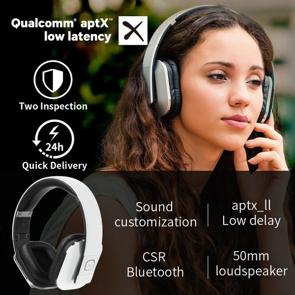 ep650 bluetooth wireless aptx ll headphones with mic/multipoint/nfc over ear bluetooth stereo music headset for tv,phone
ep650 bluetooth wireless aptx ll headphones with mic/multipoint/nfc over ear bluetooth stereo music headset for tv,phone