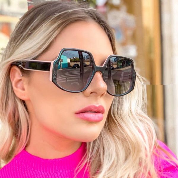 vintage cat eye sunglasses women brand designer square sun glasses gradient shades oversized sunglasses for female eyewear uv400, White;black
vintage cat eye sunglasses women brand designer square sun glasses gradient shades oversized sunglasses for female eyewear uv400, White;black