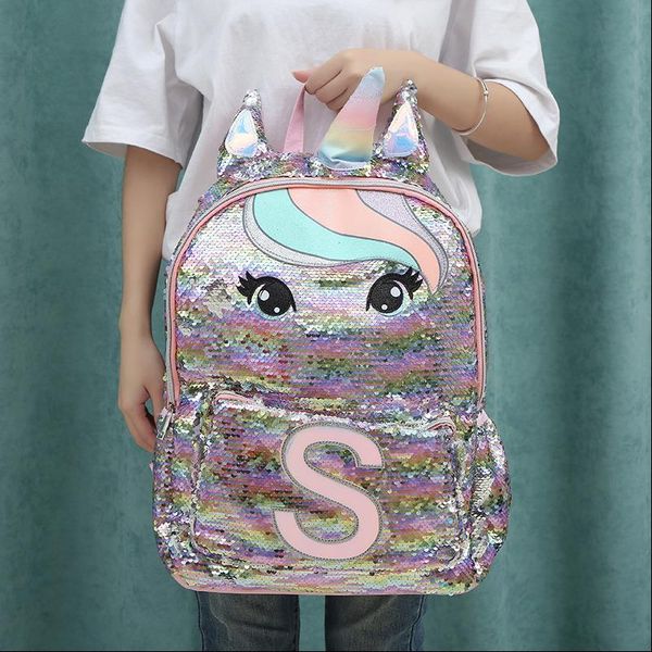 unicorn sequins childrens backpack kids school bags for teenage girls backpack cartoon cute backpacks large mochila infantil
unicorn sequins childrens backpack kids school bags for teenage girls backpack cartoon cute backpacks large mochila infantil