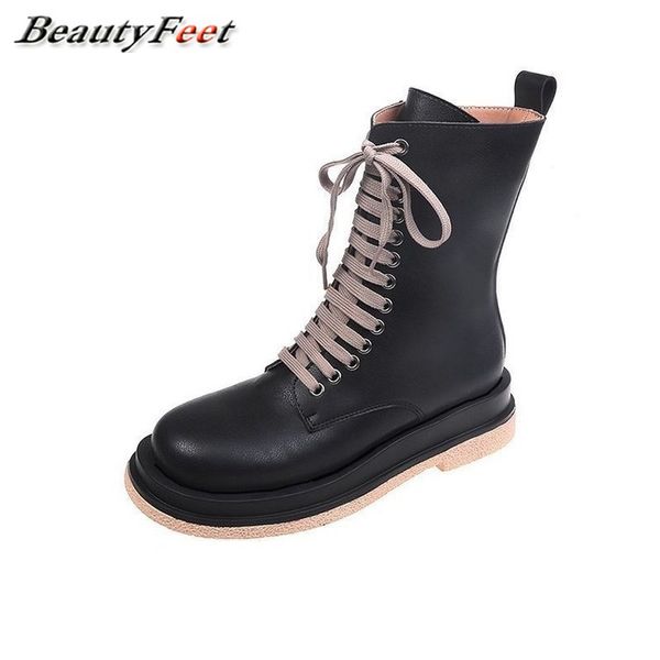 solid leather boots women shoes woman new autumn winter lace up low heels platform shoes for women boots square toe ankle, Black
solid leather boots women shoes woman new autumn winter lace up low heels platform shoes for women boots square toe ankle, Black