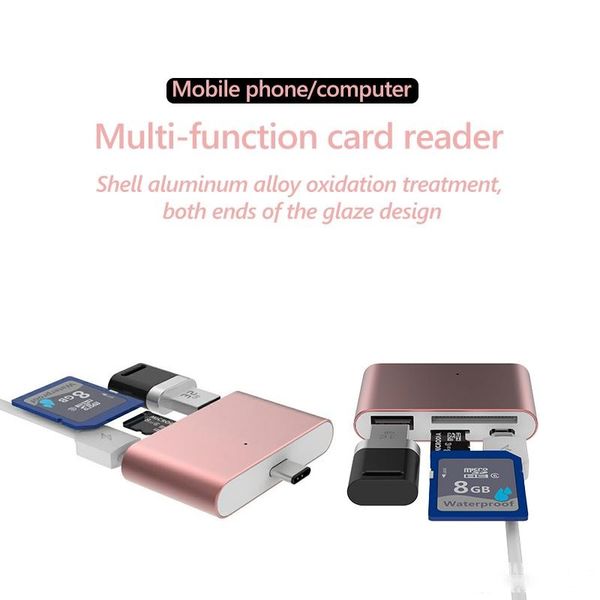 usb hubs type c to usb 4 in 1 card reader adapter otg sd tf card to micro usb 3.1
usb hubs type c to usb 4 in 1 card reader adapter otg sd tf card to micro usb 3.1