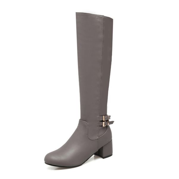 in the fall and winter of 2020 the new foreign trade round head with tall canister boots in 40 1022-43 female buckle boots boom, Black
in the fall and winter of 2020 the new foreign trade round head with tall canister boots in 40 1022-43 female buckle boots boom, Black