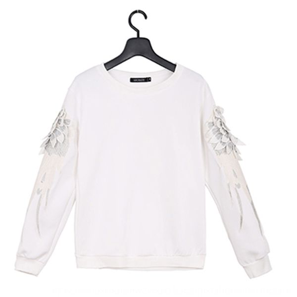 haoduoyi three-dimensional embroidered sweater pullover sweaterstreet three-dimensional embroidered feather angel wings thread hem couple pu, Black
haoduoyi three-dimensional embroidered sweater pullover sweaterstreet three-dimensional embroidered feather angel wings thread hem couple pu, Black